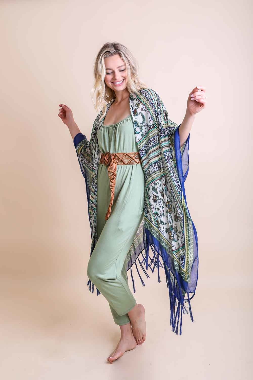 Diamond Tassel Kimono