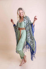 Bohemian Diamond Tassel Kimono