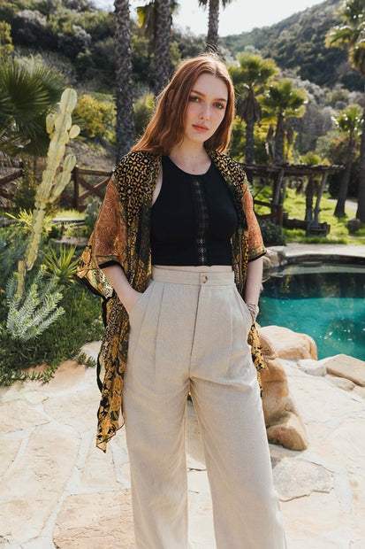 Bohemian Velvet Kimono