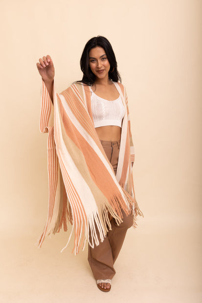 Frayed Edge Ruana