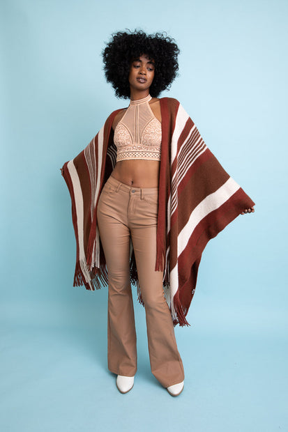 Frayed Edge Ruana