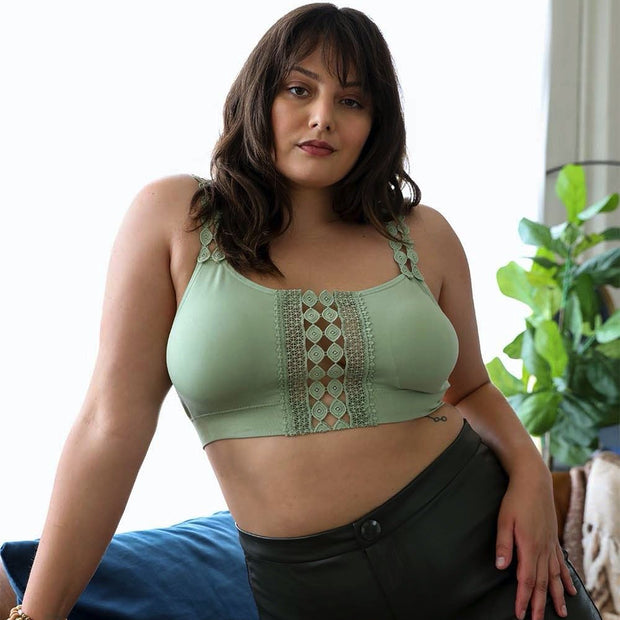 Brassières Boho Eye en dentelle avec appliques