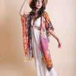 Boho Patchwork Kimono – Multicolor Bohemian Style