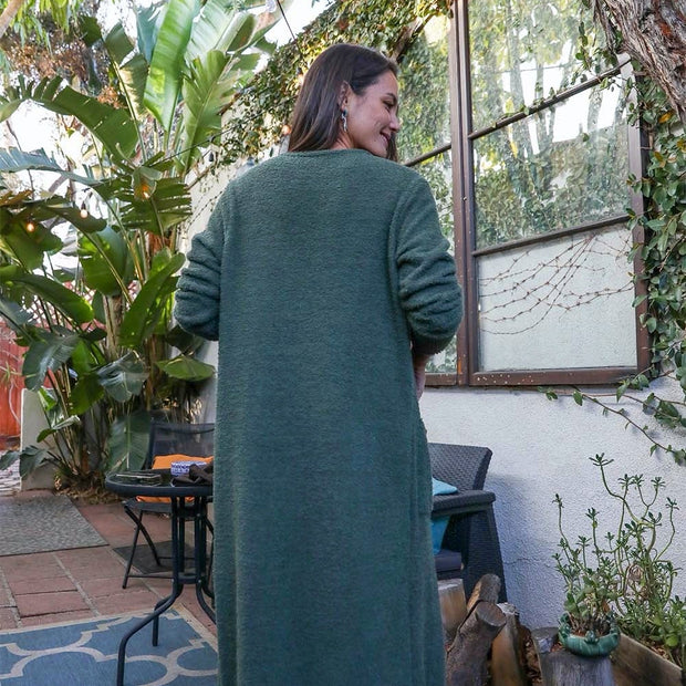 Cardigan léger ouvert sur le devant