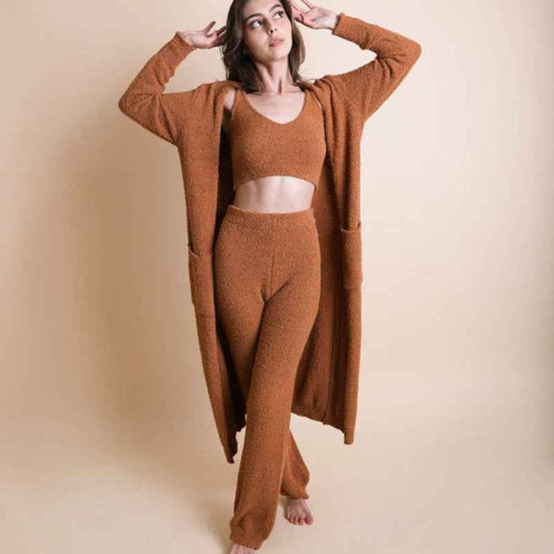 Lightweight Open Front Cardigan