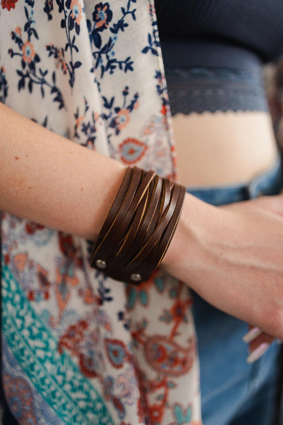 Adjustable Leather Bracelet