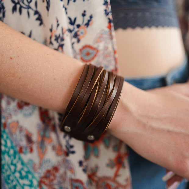 Adjustable Leather Bracelet