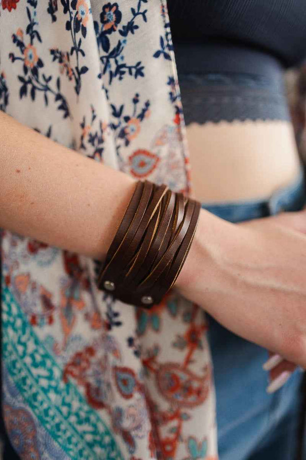 Adjustable Leather Bracelet