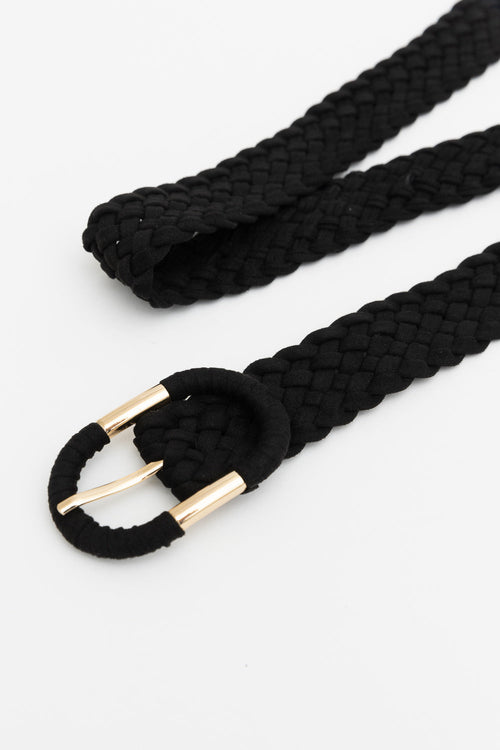 Braided Suede Belt