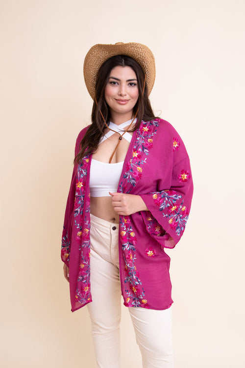 Kimonos florales ligeros.