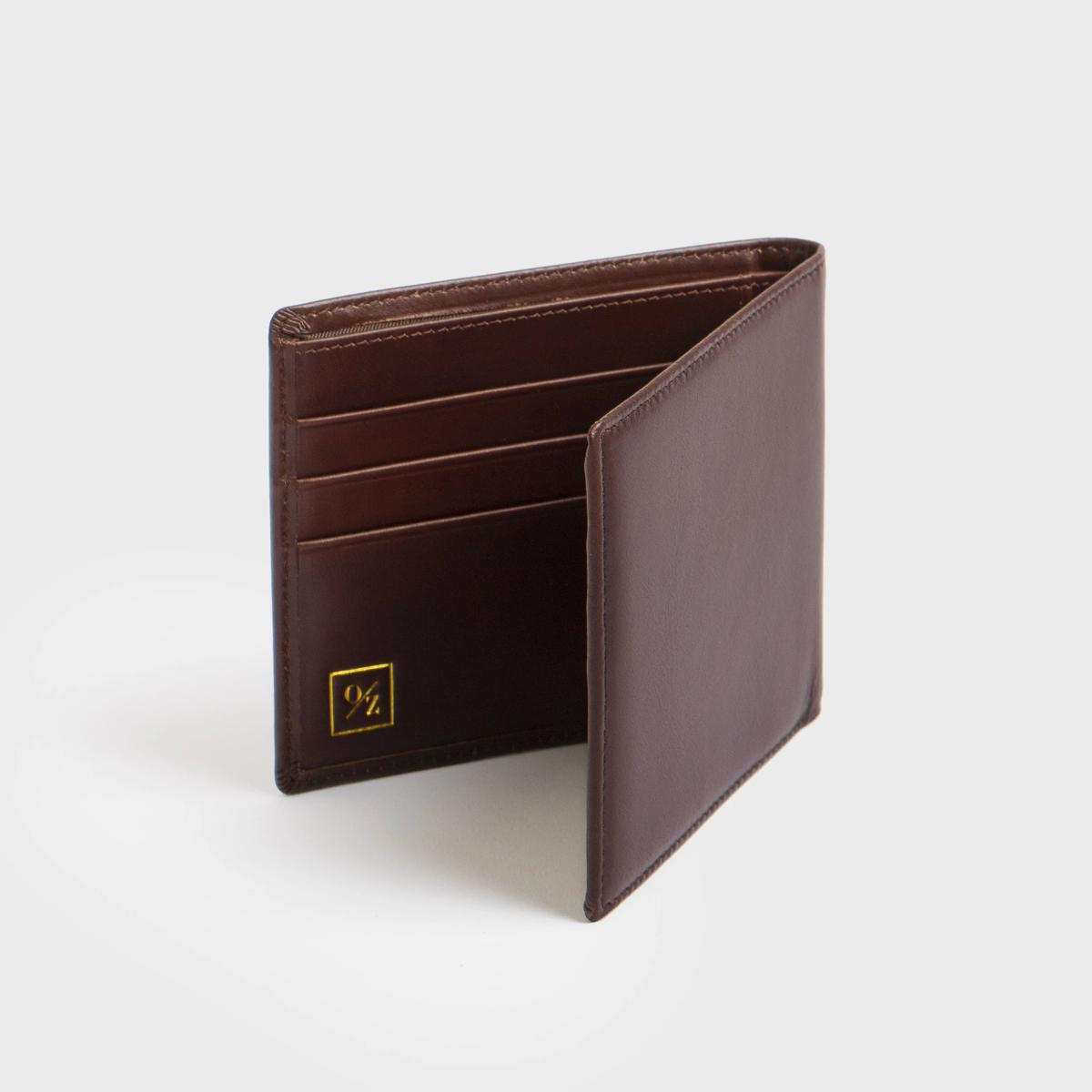 Cartera de cuero de lujo para hombre