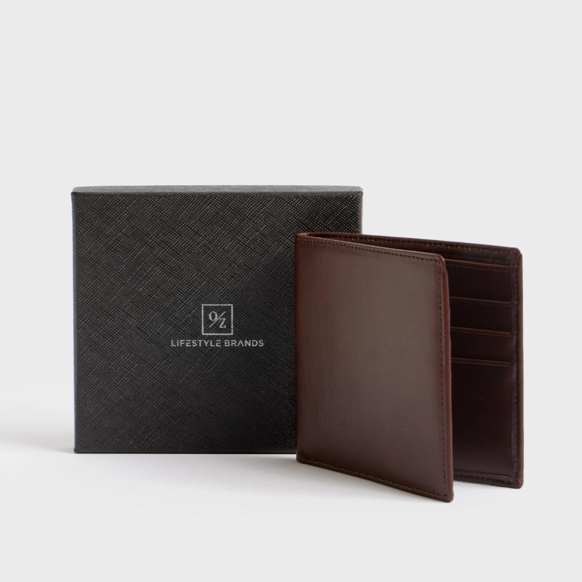 Cartera de cuero de lujo para hombre