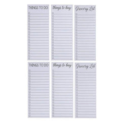 Premium Paper to Do List and Shopping List Set