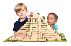 UNIT BRICKS 58 pcs Mini Unit Bricks Wooden Building Set for age 3+