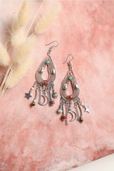 Boucles d'oreilles en perles de cornaline