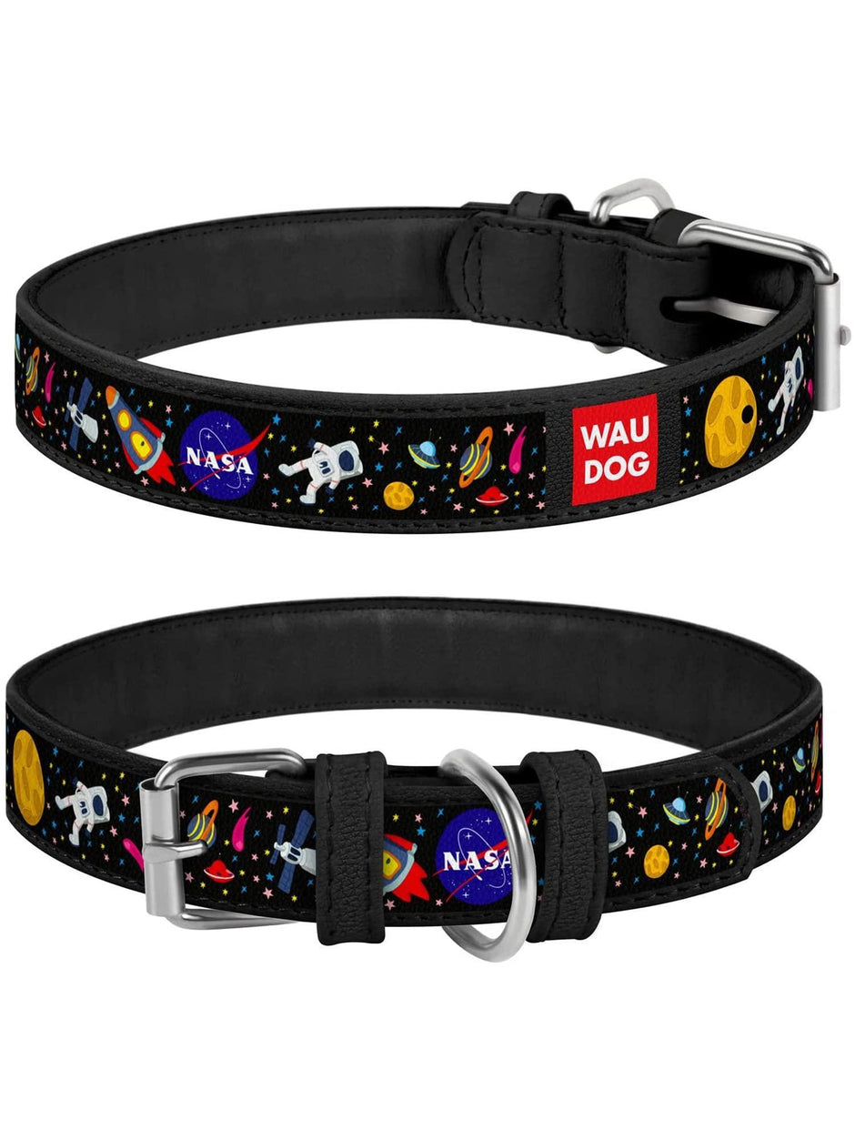 NASA Leather Collar