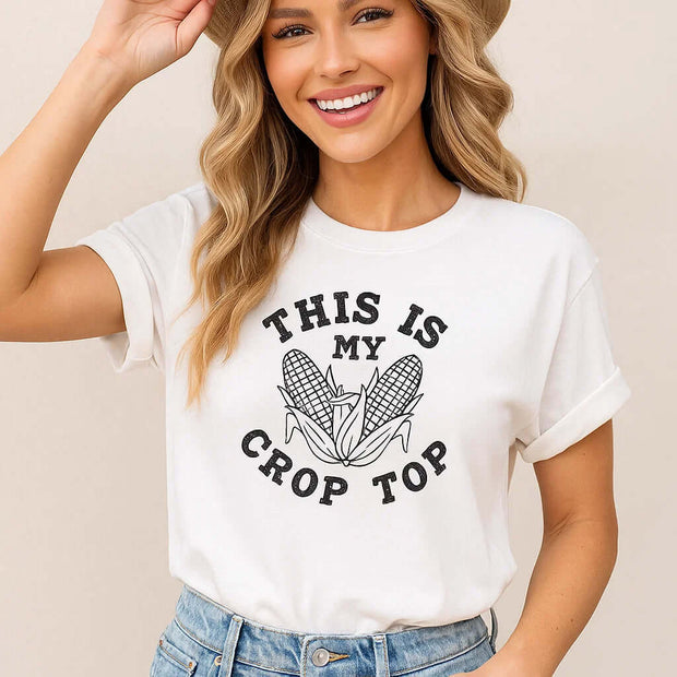 This Is My Crop Top T-Shirts