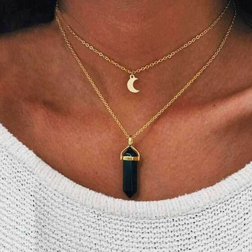 Starry Moon Necklace