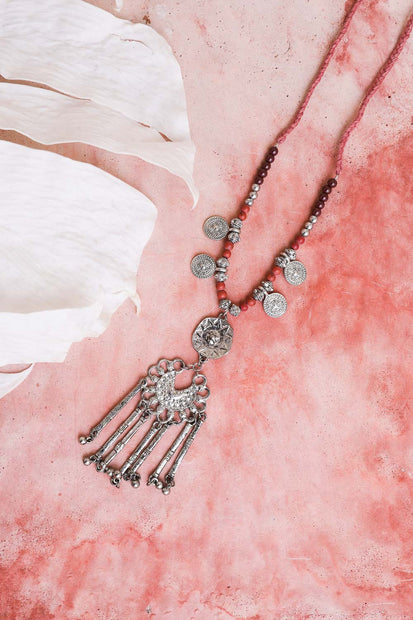 Medallion Lariat Necklace