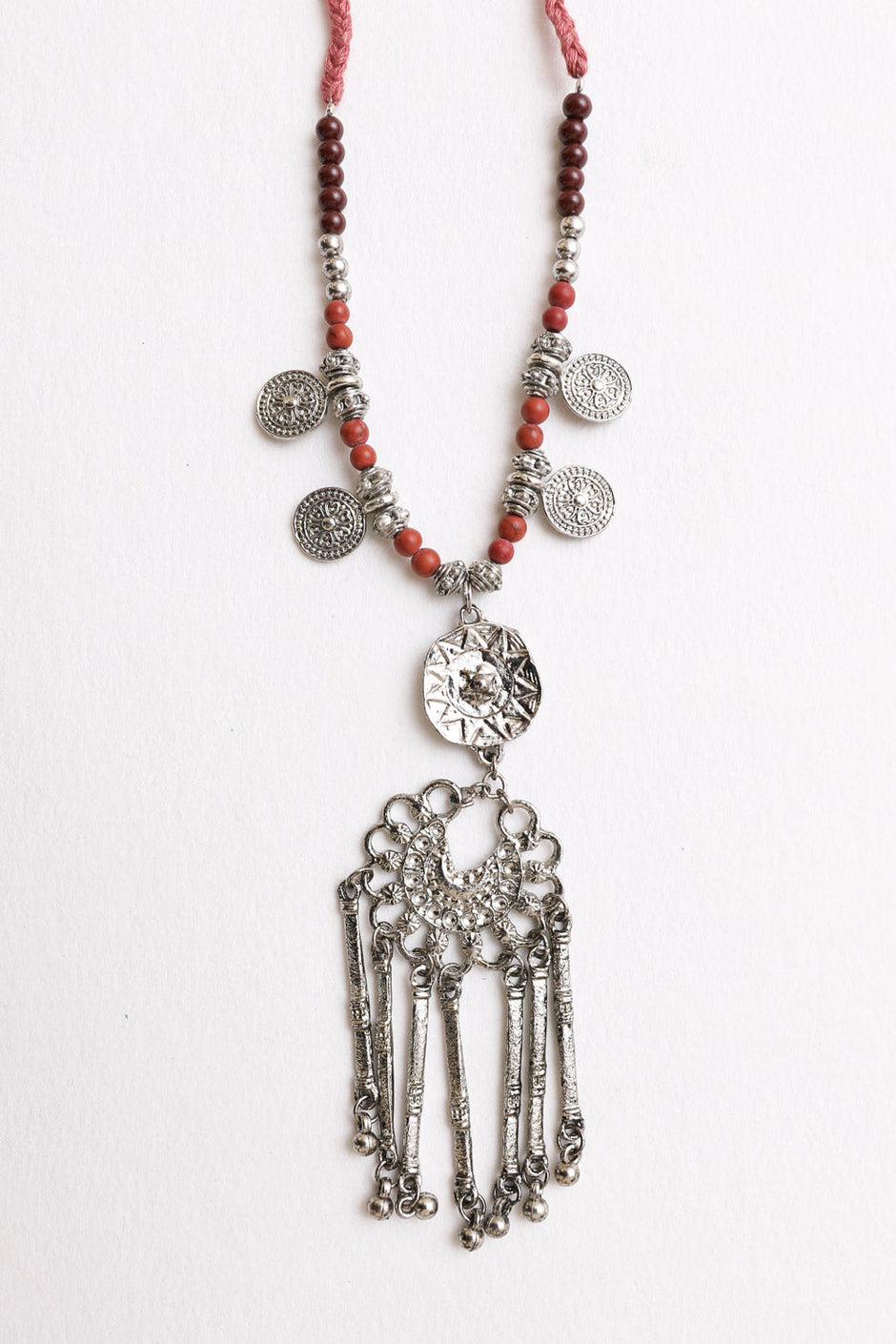 Medallion Lariat Necklace