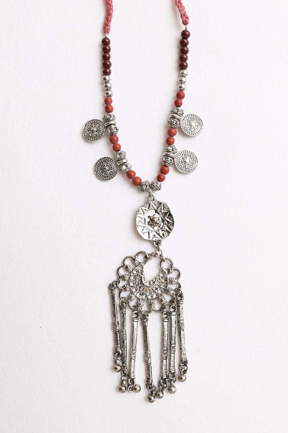 Medallion Lariat Necklace