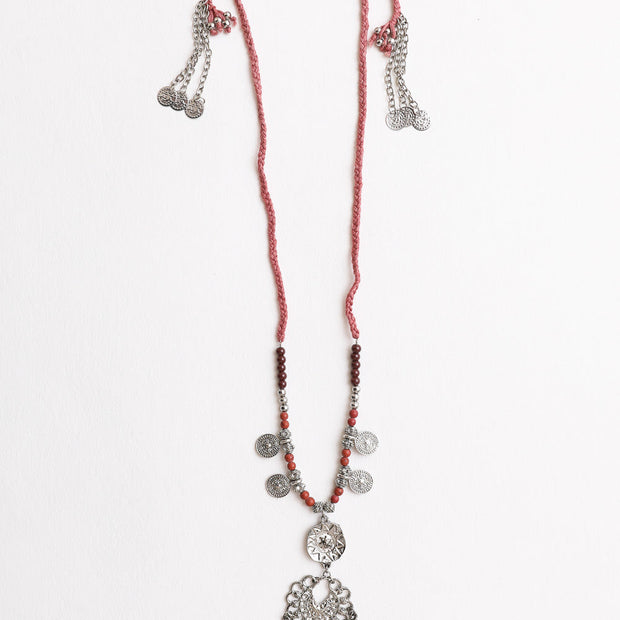 Medallion Lariat Necklace