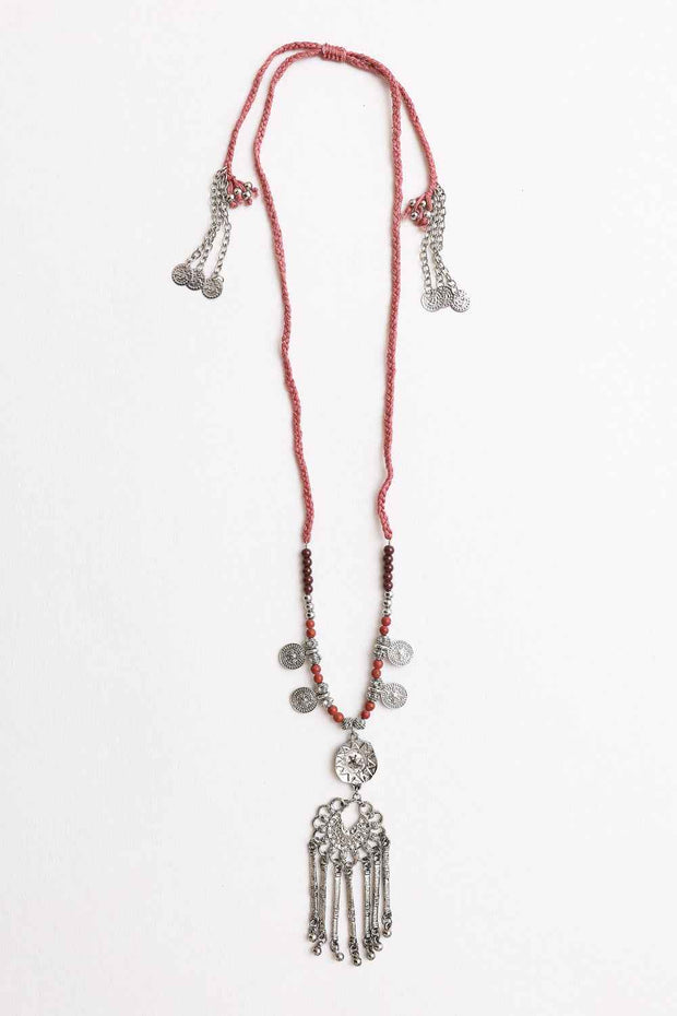 Medallion Lariat Necklace
