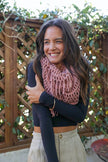 Fuzzy Tassel Scarf