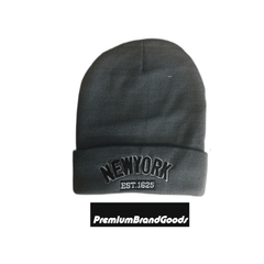 Classic NY Winter Hat Beanies with Thick Fur