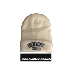 Classic NY Winter Hat Beanies with Thick Fur