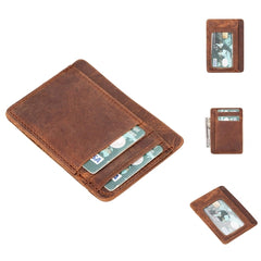 Leather Card Holder and Wallet Unisex