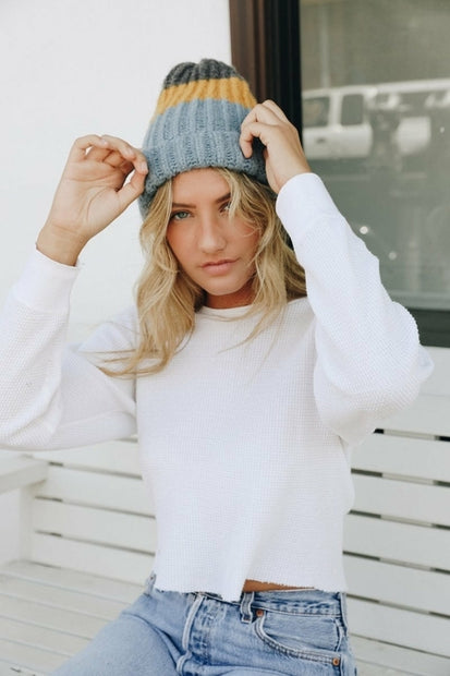 Color Knit Beanie