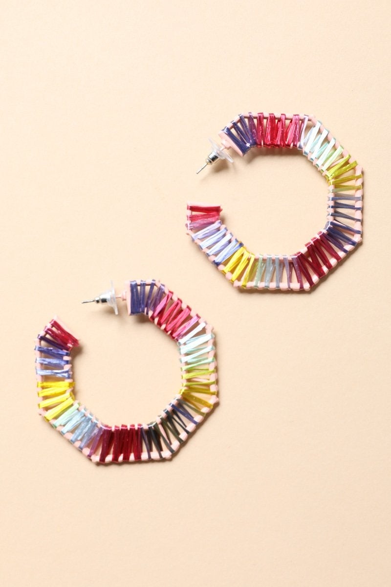 Colorful Hoop Earrings