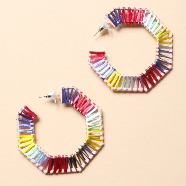 Colorful Hoop Earrings