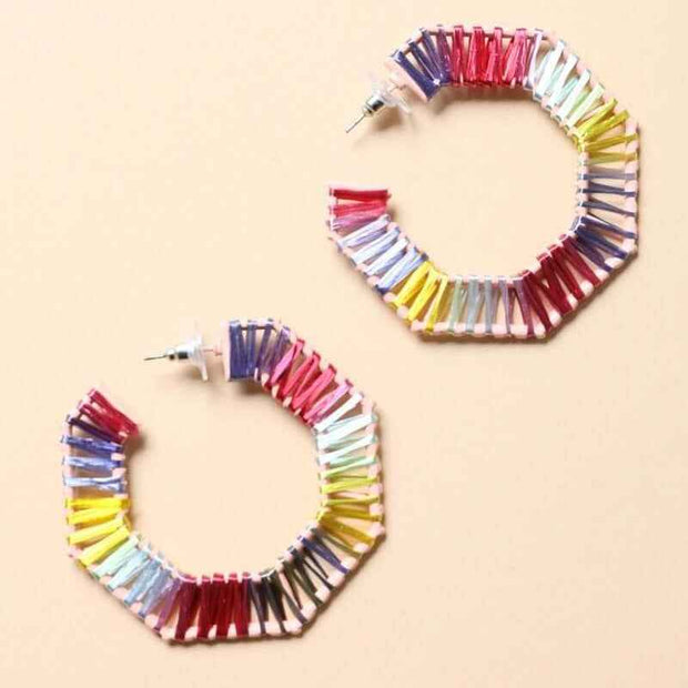 Colorful Hoop Earrings