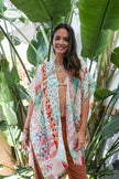 Kimonos colorés éclaboussés.