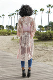 Mesh Embroidered Kimono
