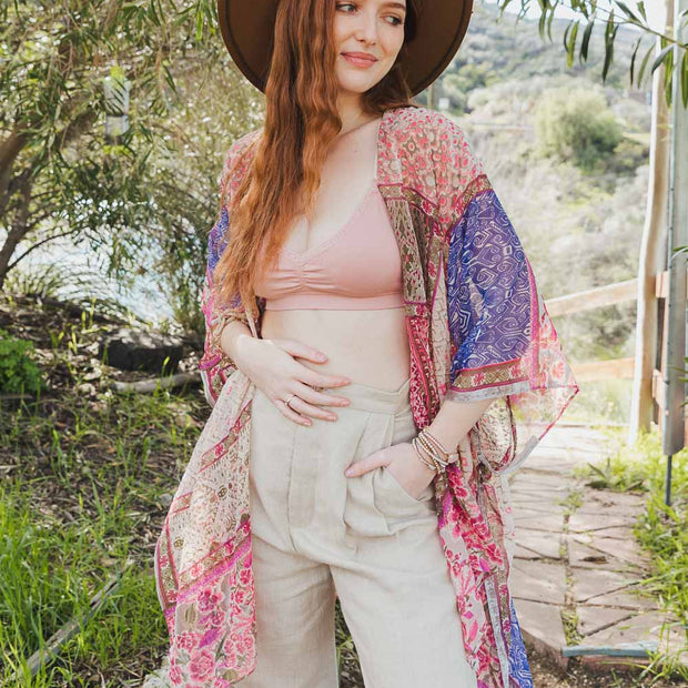 Kimonos de terciopelo.