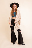 Bat Wing Knit Cardigan