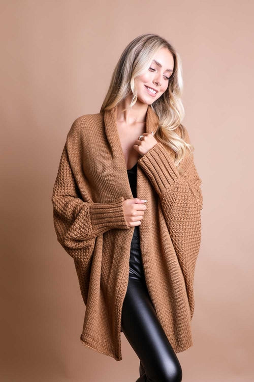 Bat Wing Knit Cardigan