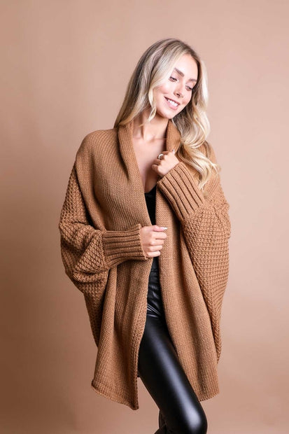 Bat Wing Knit Cardigan