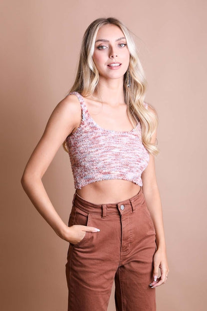 Soft Bouclé Texture Bralette