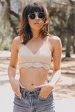 Tops cortos de crochet