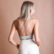 Women Crochet Lace Halter Neck Crop Top – Sleeveless Boho Bralette