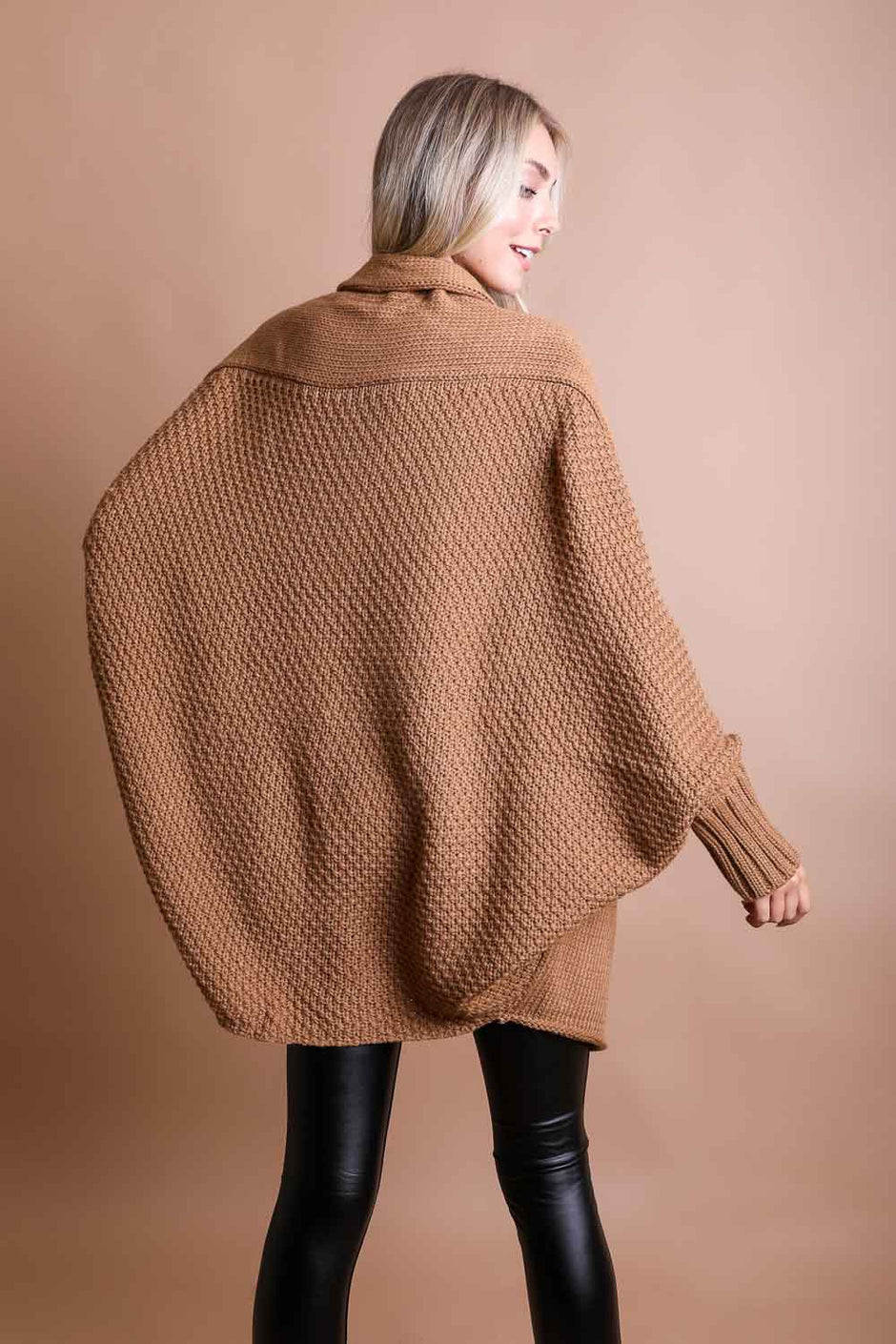 Bat Wing Knit Cardigan