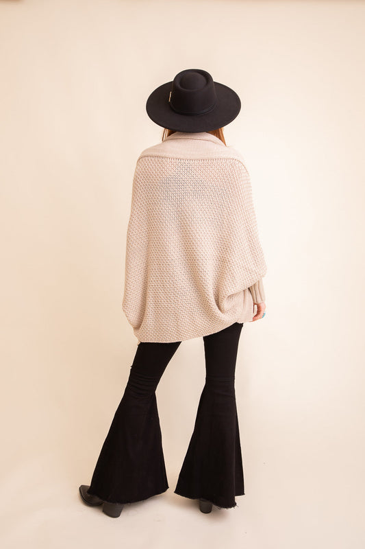 Cardigans en tricot à ailes de chauve-souris.