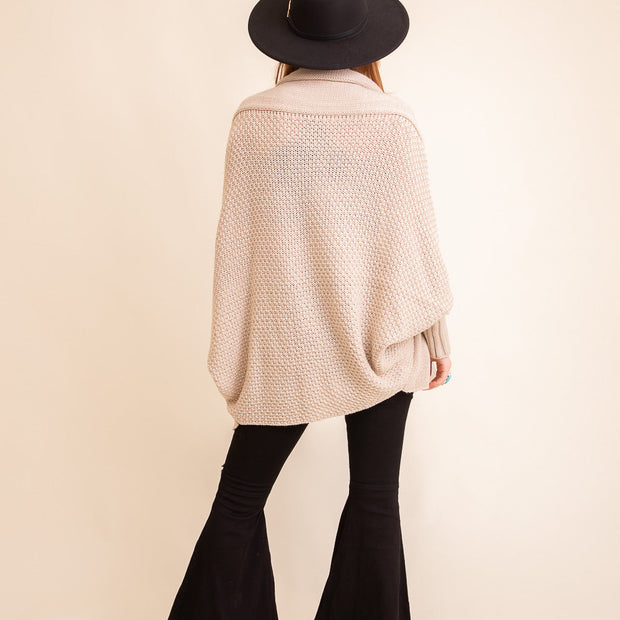 Bat Wing Knit Cardigan