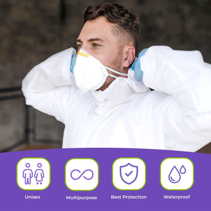 Disposable Coveralls 5-Pack
