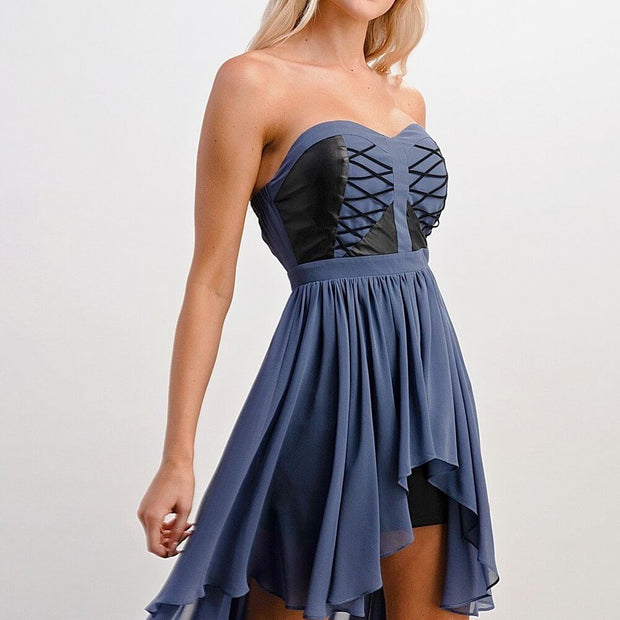 Elegant Strapless Dress