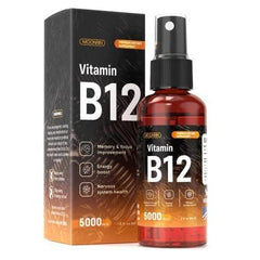 B12 Liquid Spray Vitamin B12 Drops for Energy and Nerve Function